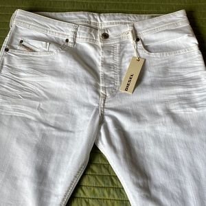Diesel Men’s Buster White Jeans W34 x L30